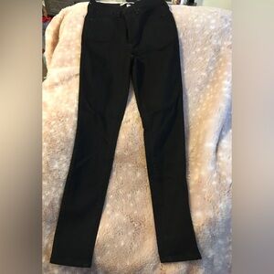 Vintage America Black High-Rise Skinny Jeans